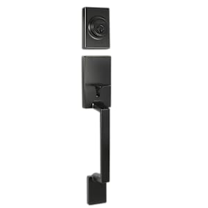 Sutton Solstice Collins Entry Key Handleset Door Black