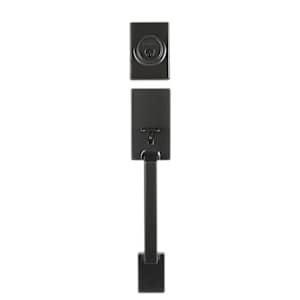 Sutton Solstice Collins Entry Key Handleset Door Black
