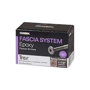 Vis pour fascia composite Trex Spiced Rum 1 7/8 po Pqt/100