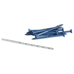 3/16 in. x 1 1/4 in. F.H. Concrete Screws Pkg/10