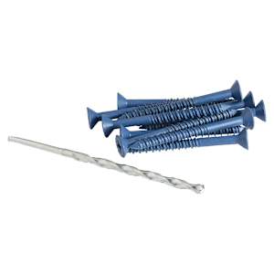 1/4 in. x 4 in. F.H. Concrete Screws Pkg/10