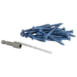 3/16 in. x 2 3/4 in. H.H. Concrete Screws Pkg/25