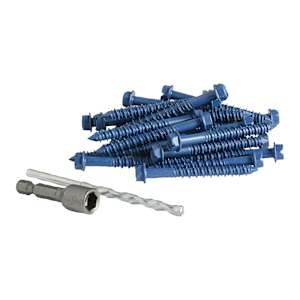 1/4 in. x 3 1/4 in. H.H. Concrete Screws Pkg/25