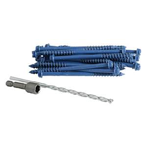 1/4 in. x 4 in. H.H. Concrete Screws Pkg/25