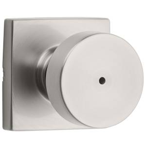 Cambie Bathroom Door Knob Satin Nickel