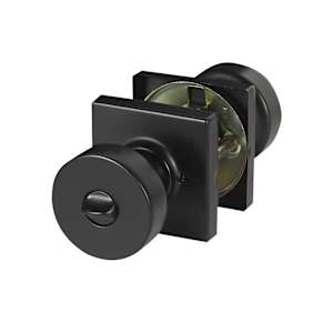 Cambie Bathroom Door Knob Black