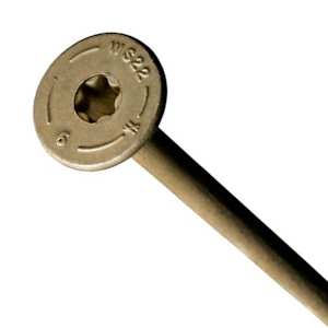 TIMBER DB Structural Wood Screw 6 in. W.H. Tan Pkg/50