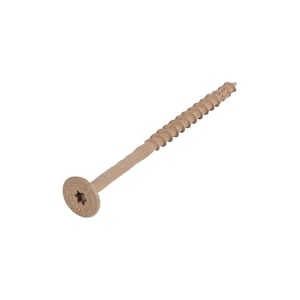 TIMBER DB Structural Wood Screw 5 in. W.H. Tan