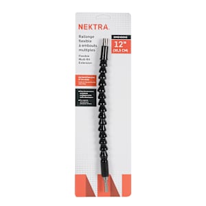 NEKTRA Screwdriver Flexible Extension 12 in.