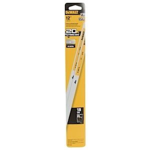 DEWALT Bimetal Hacksaw Blade 12 in. x 18 teeth Pkg/2