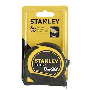 Stanley Tylon Tape Measure 26 ft./8 m x 1 in.