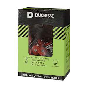 Insulation Panels Plastic Cap Nails 3 in. Pkg/100