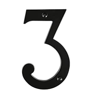 Distinction Number 3 Zinc Black 6 in.