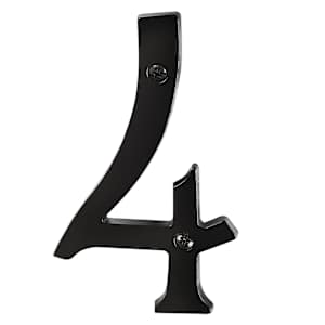 Distinction Number 4 Zinc Black 6 in.