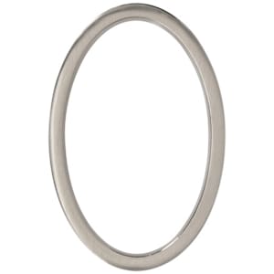Distinction Number 0 Zinc Brushed Nickel 5 in.