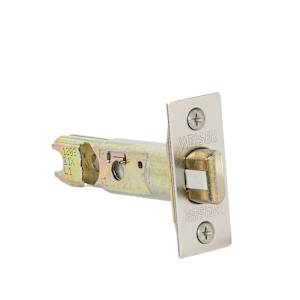 Prescott Entry Key Handleset Door Satin Nickel