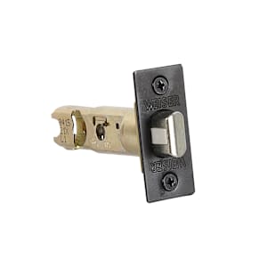 Breton Safe Lock Bathroom Door Handle  Black