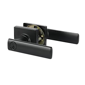 Breton Lock Keyed Entry Door Handle  Black