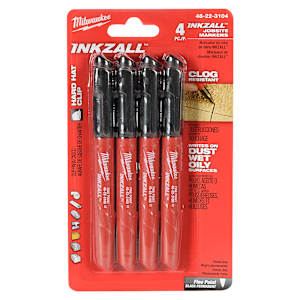 Crayons marqueurs Inkzall Pqt/4 MILWAUKEE