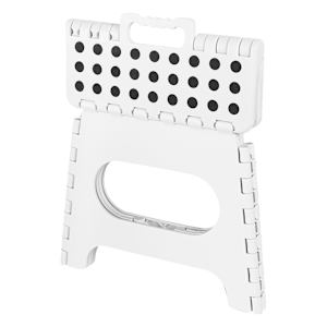 Marchepied pliant blanc 10 1/2 po