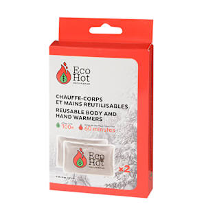 Eco Hot 60 Minutes Reusable Hand and Body Warmers Pkg/2
