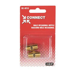 Raccords hexagonaux mâles