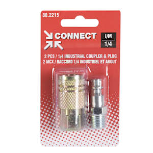 Ensemble de raccord et embout 1/4 po