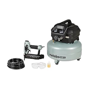 Compresseur à air 6 gallons  et cloueuse de finition METABO HPT