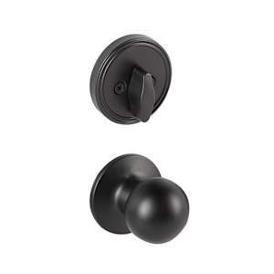 Daytona Entry Key Handleset Door Black