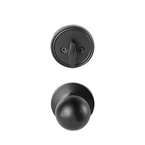 Daytona Entry Key Handleset Door Black