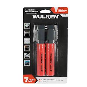 WULKEN Permanent Markers Pkg/2