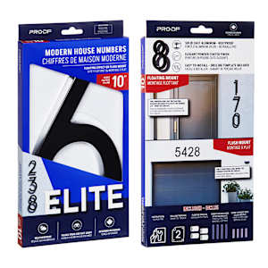 Elite Number 6 Cast Aluminum Black 10 in.