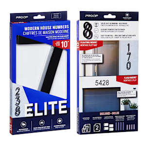 Elite Number 7 Cast Aluminum Black 10 in.