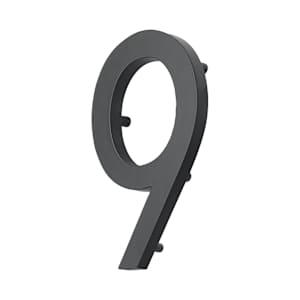Elite Number 9 Cast Aluminum Black 10 in.