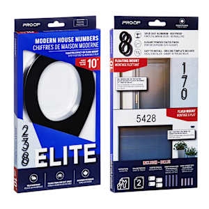 Elite Number 9 Cast Aluminum Black 10 in.