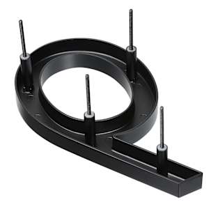 Elite Number 9 Cast Aluminum Black 10 in.