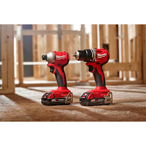Ensemble de perceuse et tournevis à chocs sans balais 18 V lithium-ion MILWAUKEE