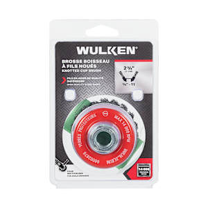 Brosse à fils noués pour rectifieuses 2 3/4 po WULKEN
