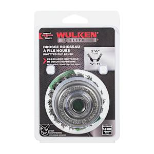 Brosse à fils noués pour rectifieuses 2 3/4 po WULKEN ELITE