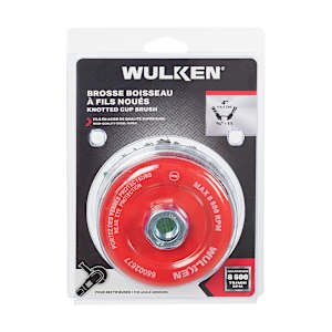 WULKEN Angle Grinder Knotted Cup Brush 4 in.