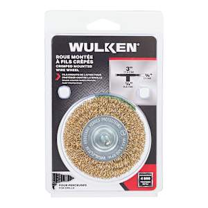 WULKEN Drill Crimped Wire Wheel 3 in.