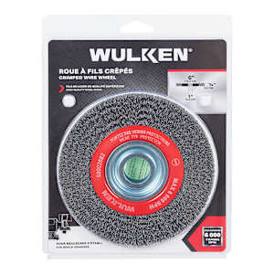 WULKEN Bench Grinders Crimped Wire Wheel 6 in.