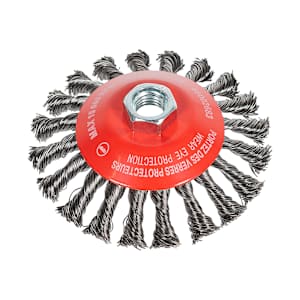 Brosse à fils noués pour rectifieuses 5 po WULKEN