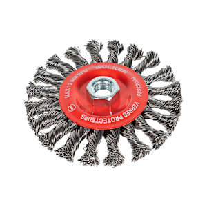 WULKEN Angle Grinder Knotted Wire Wheel 5 in.