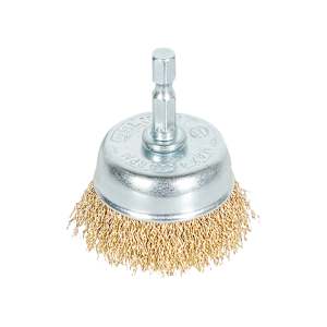 Brosses à fils crêpés pour perceuses WULKEN