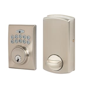 Sutton Digital Keypad Electronic Door Deadbolt Lock Satin Nickel