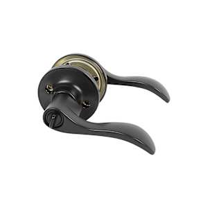 Seville Keyed Entry Door Handle Black