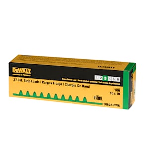 DEWALT Green .27 Caliber Cartridges for Powder-Actuated Tools Pkg/100
