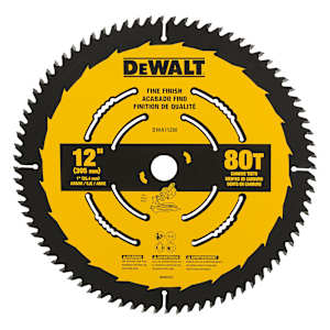 DEWALT Finishing Circular Saw Blade 12 in. 80 Teeth