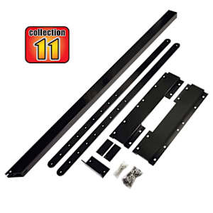 PYLEX Black Aluminum Stair Stringer Connector Collection 11.
